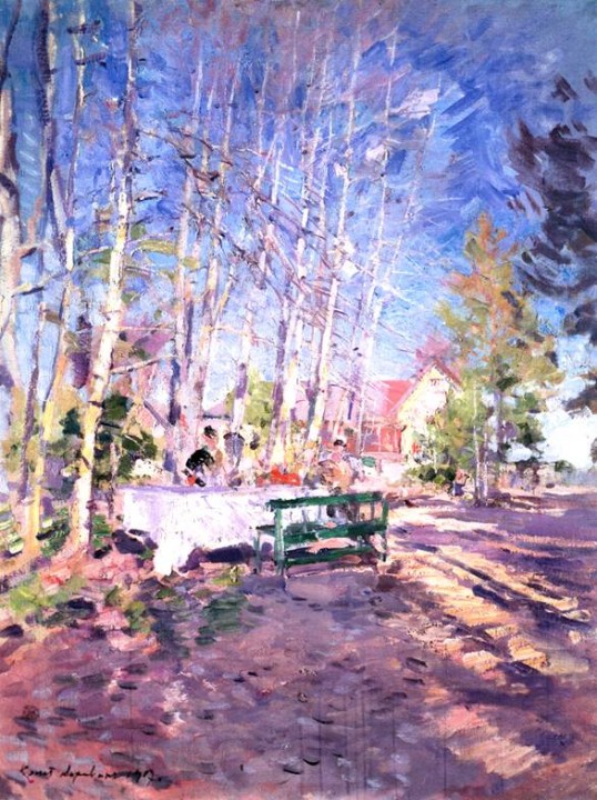 Константин Алексеевич Коровин "Весна" 1917