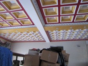 декорирование потолка 