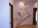 фактурная,покраска стен Декорирование стен