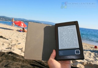 ebook-on-beach