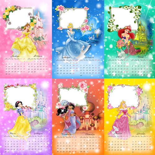 kalendar princess